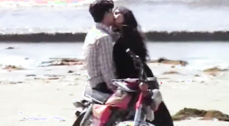 Karachi Couple At Beach - Movies.