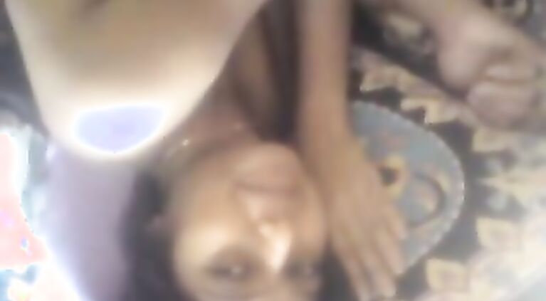 Wife getting get big boobs pressed and she jerk off her hubby cock