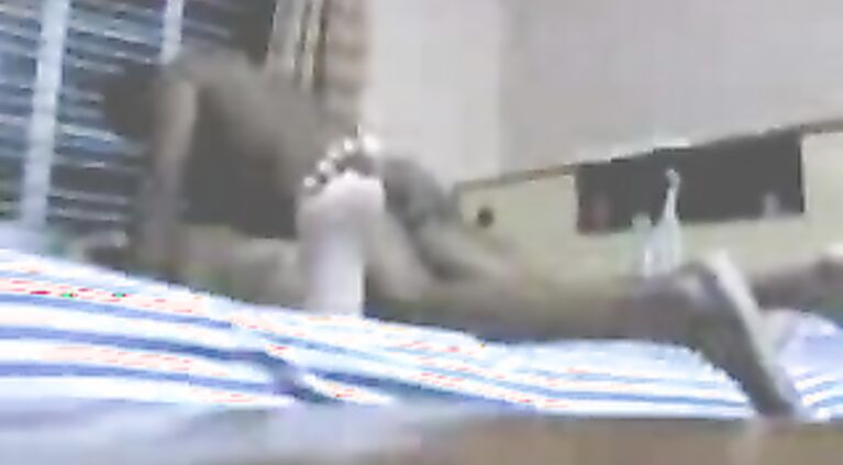 Mature housewife from Vadodara, India having some nasty sex with her husband in bedroom recorded by hidden cam.