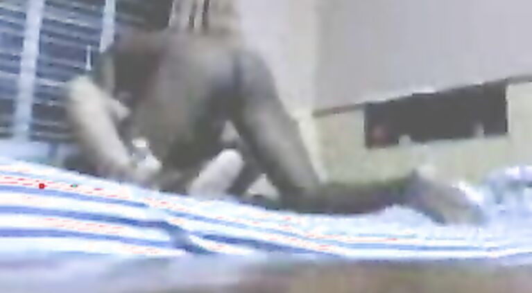 changing her dress in bedroom btu she forgot to close to webcam