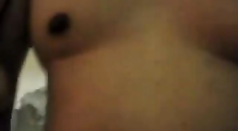 Indian Shinny aunty stripping off her clothes to reveal juicy tits and dotted panty to take it off and finger her cunt to masturbate on cam.