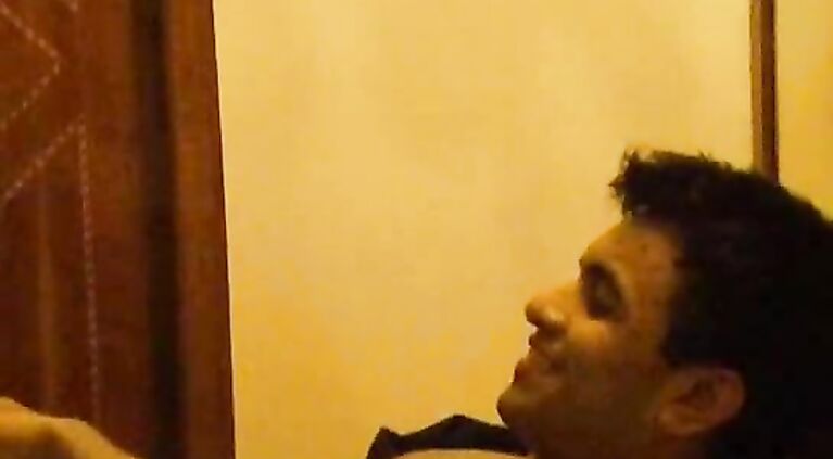 Indian wife lying naked in bed showing sexy ass cheeks
