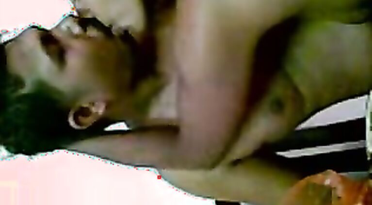 Married Srilankan couple enjoy foreplay session while drinking with their friends.