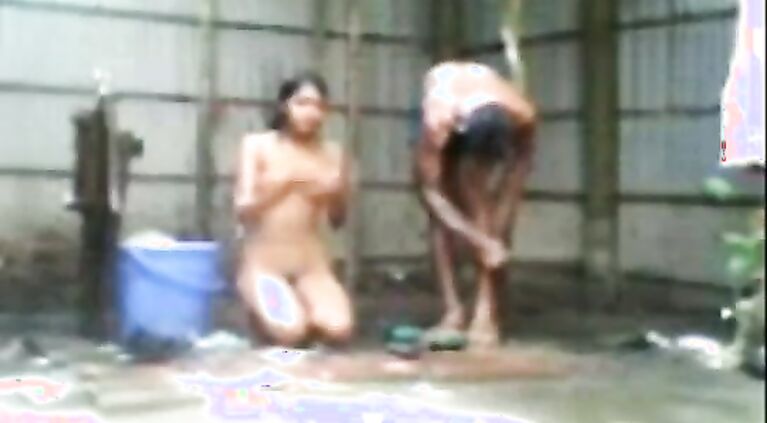 Sexy Indian wife enjoying cock juice on her boobs