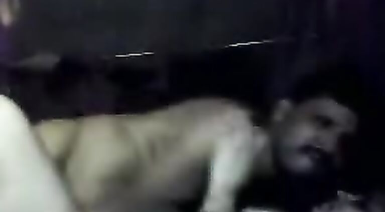 riding her hubby condom covered cock in this MMS