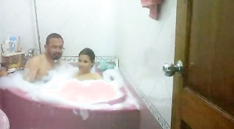Mumbai college babe taking off her top to expose mouth watering big tits then sucking lovers cock