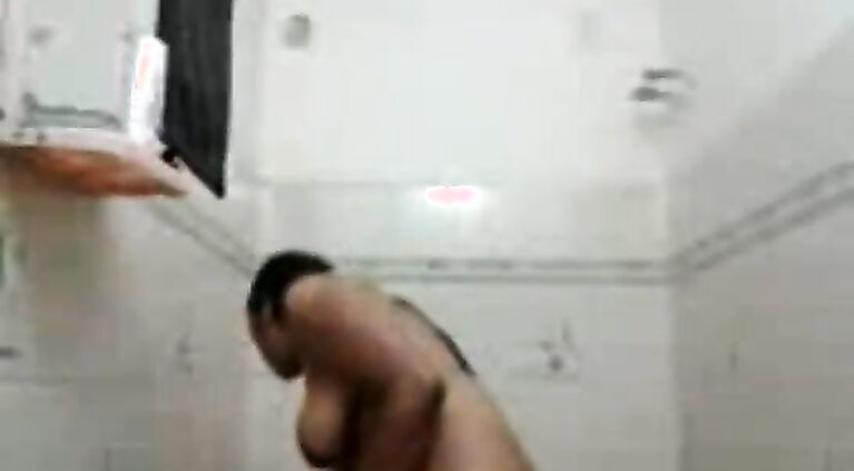 Hot telugu bhabhi in shower soaping her super sexy big boobs and big butts leaked mms.