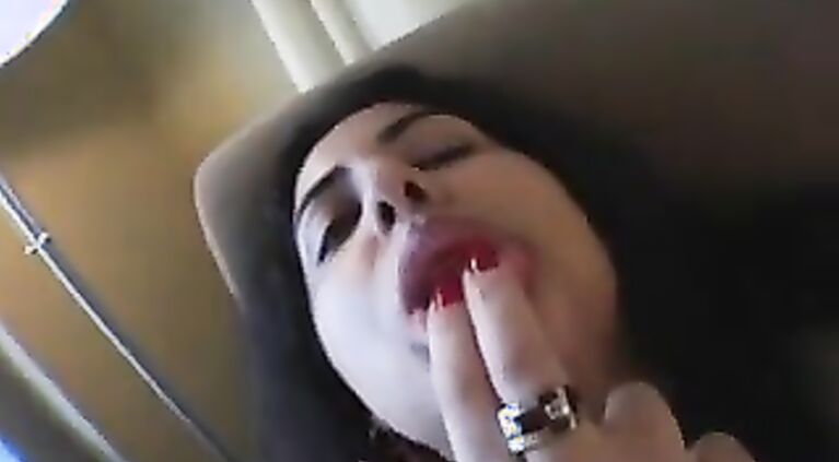 BBW indian housewife in stockings wanking herself while talking to her man living overseas.