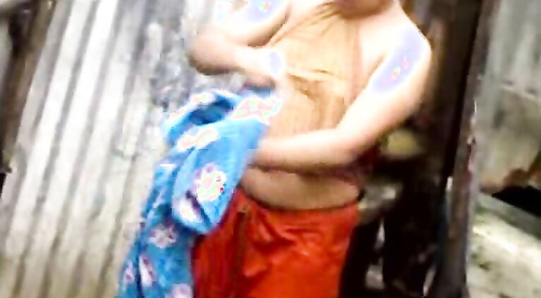 Indian Girl In Red Shower - Movies.