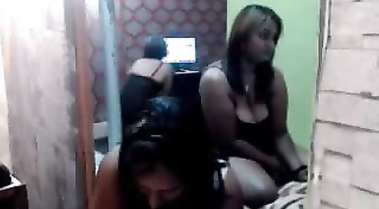 Girls Getting Ready For Cam Show - Movies.