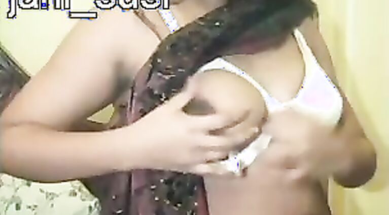 Indian bhabhi changing bra in open while her friend is helping her to hook it back during pilgrimage