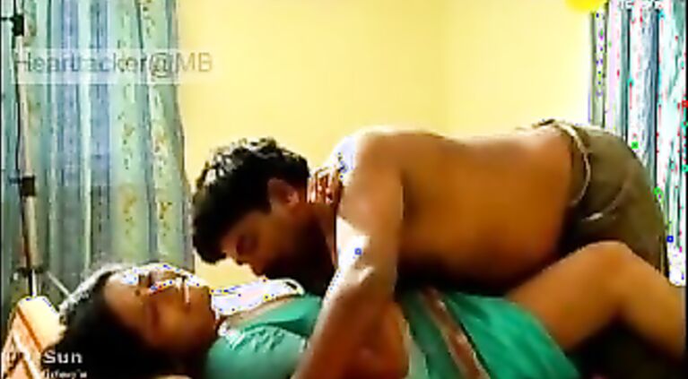 Horny young Indian boy licking his Indian Aunty mature pussy and enjoying oral sex and make her cum