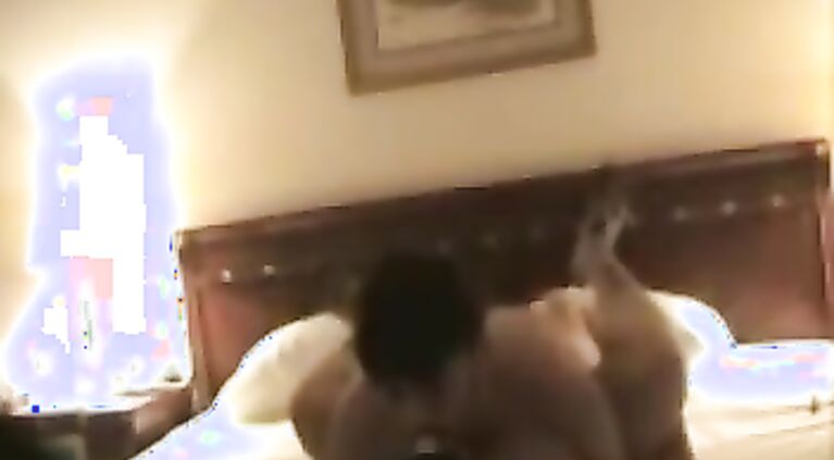 Hot Saudi couple enjoying sex on their honeymoon night.