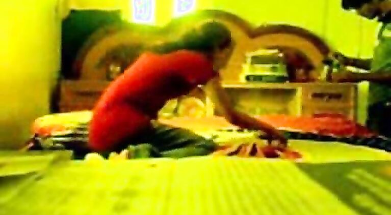 Lucknow university couple viju and radha exposed by hidden cam fucking in bedroom.