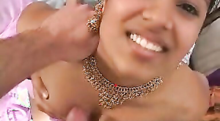 takes and pleases a white cock like a pro, like all good indian girls should