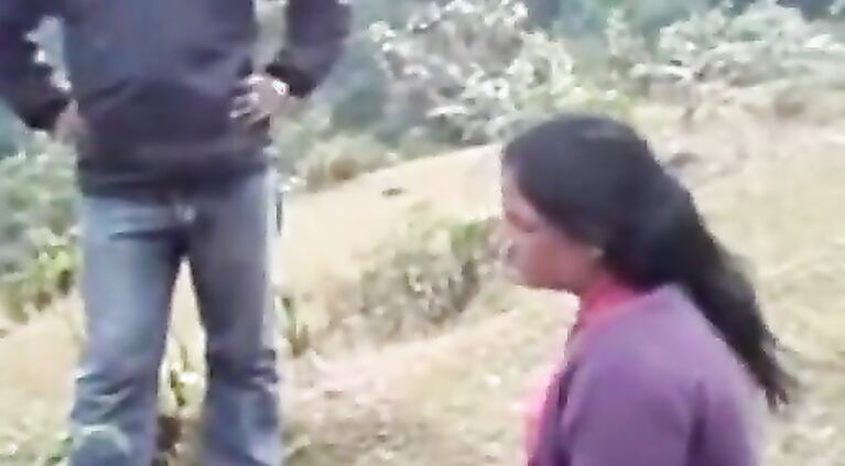 Himachal Couple caught fucking outside!!.