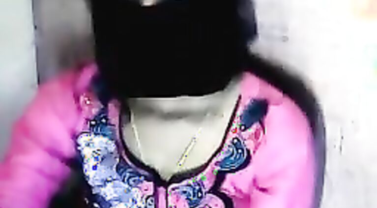 Hyderabadi girl Priyanka hide her face on skype chat.