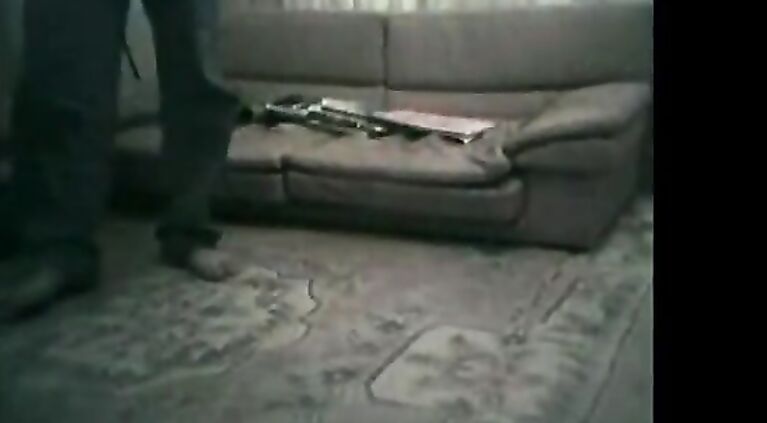 Amateur Indian couple fucking on the living room floor.