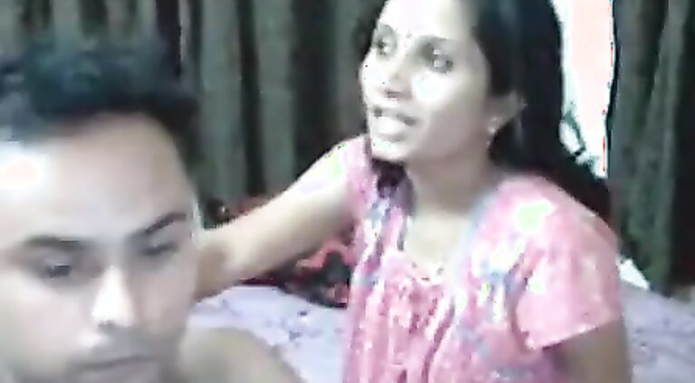 Amateur Indian couple having fun.