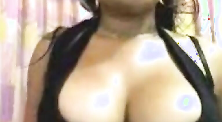 Big tit Indian webcam teasing.