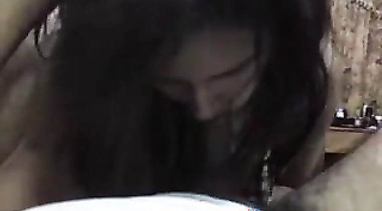 Cute Desi girl titty fucking her BF.