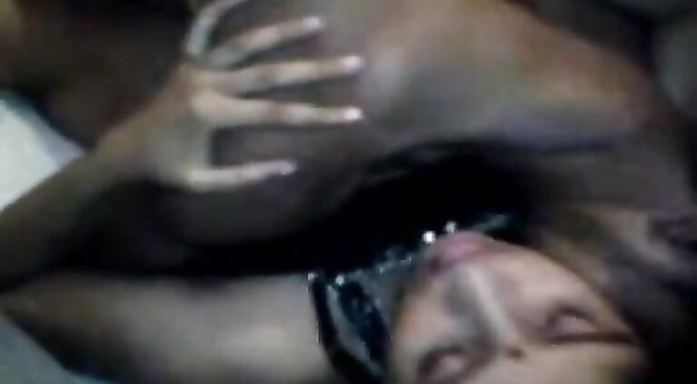 Indian couple enjoying sex while friend films.