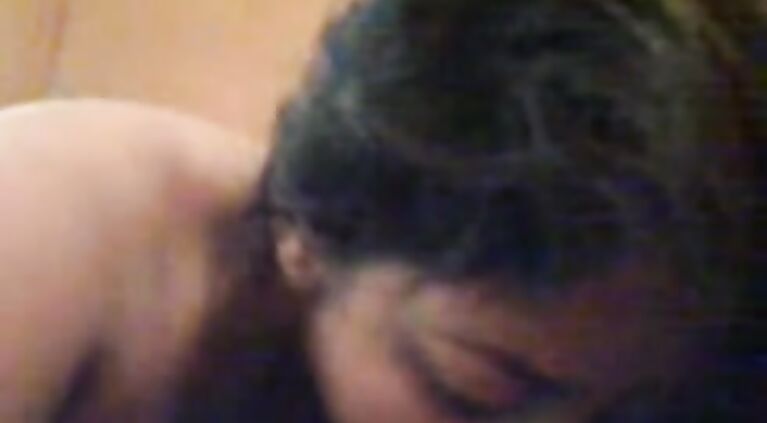 Indian GF sucking cock in POV.