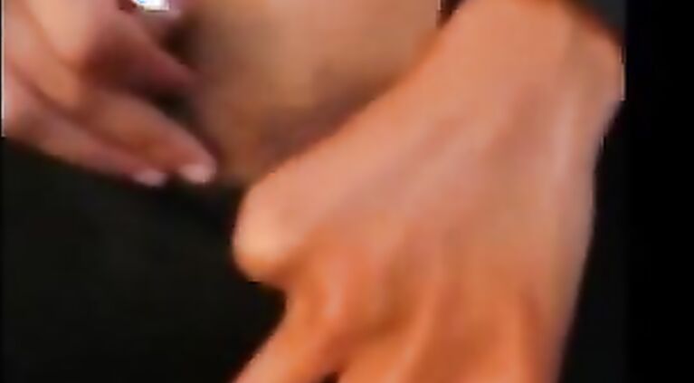 Indian hottie sucking white BF's hard dick.