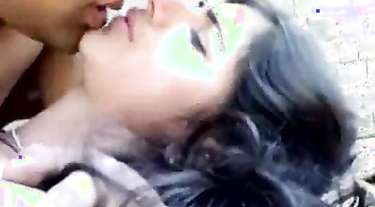 Indian teen gets her perky tits licked and fondled.
