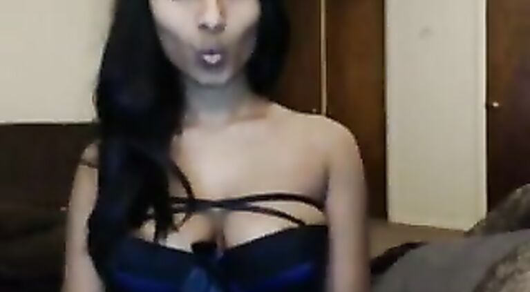 Indian webcam striptease and dance show.
