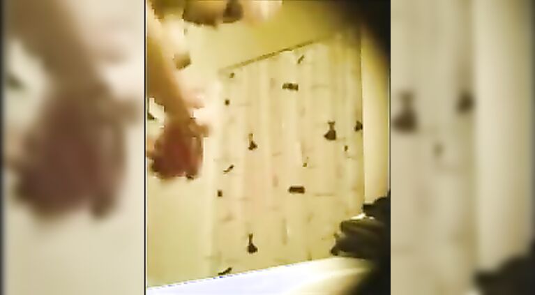 Karachi chick Laila From Defence Taking Shower.