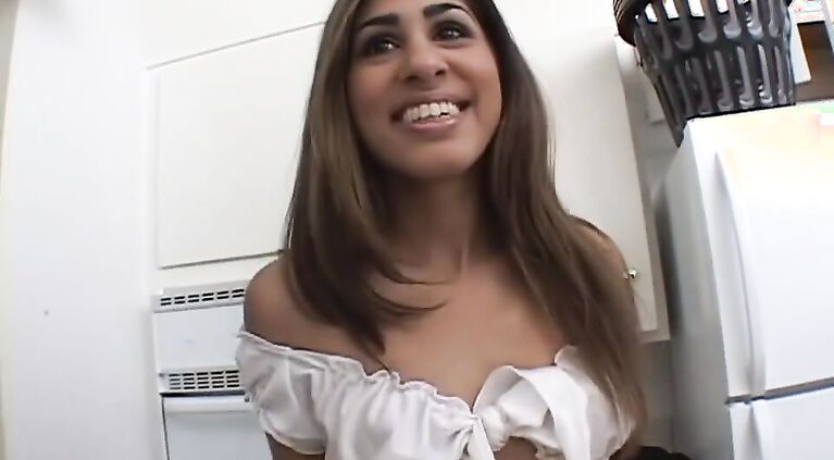 Slender British Indian teen gets fucked.