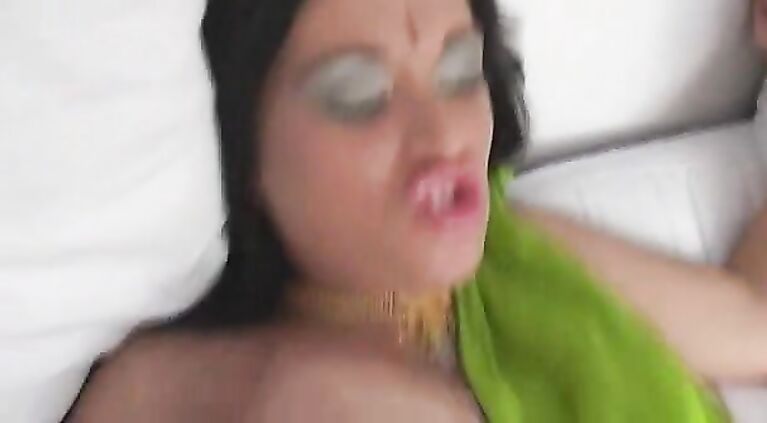 teen indian with beautiful big black nipple getting cummed on