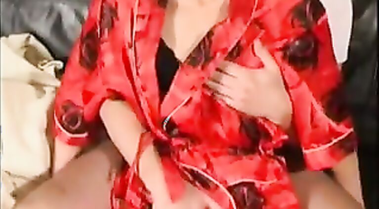Satin nighty aunty romance