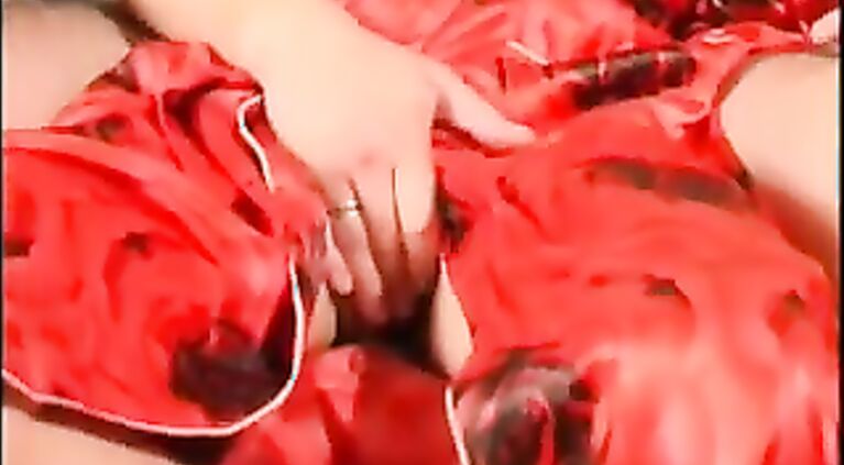 Satin nighty aunty romance