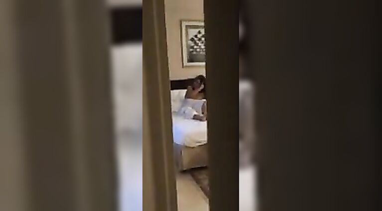 Desi Girl Flashing Room Service Talking in Hindi