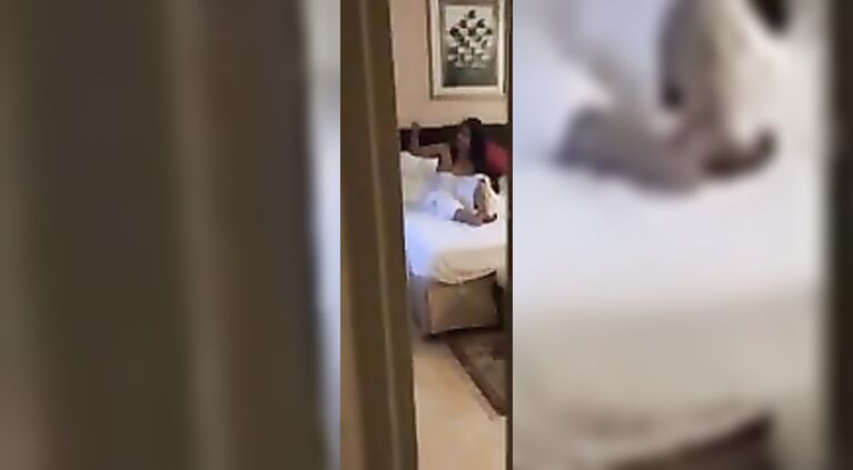 Desi Girl Flashing Room Service Talking in Hindi