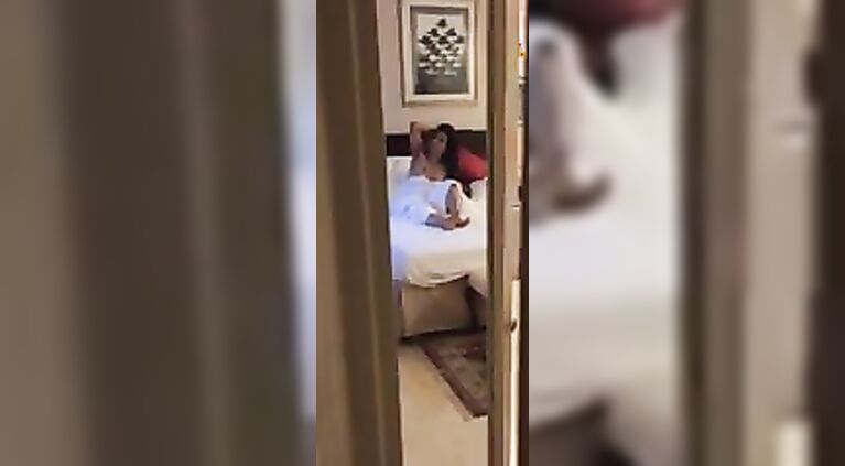 Desi Girl Flashing Room Service Talking in Hindi
