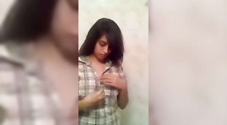 Desi Nymphos Undresses In Washroom