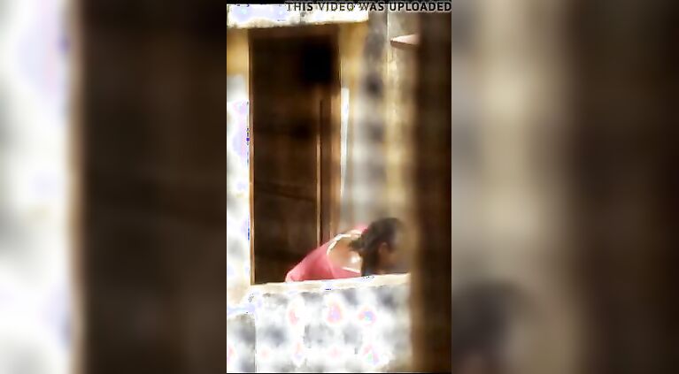 Tamil Neighbour bachi Undressing for Bath Caught Topless