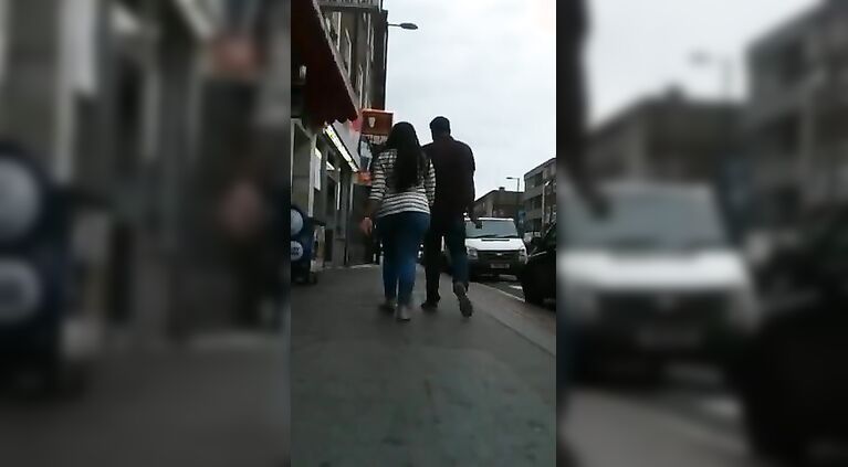 Candid Desi Tamil Girl - FAT Huge Round Butt