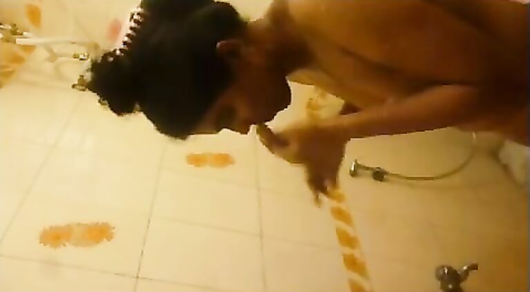 Tami girl bathing