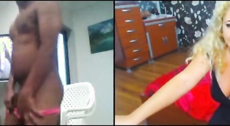 Humiliated while fucking the TV
