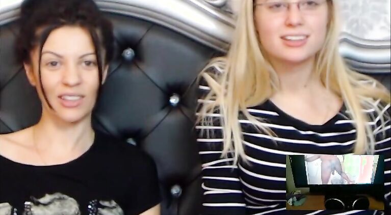 Humiliated by blonde and brunette
