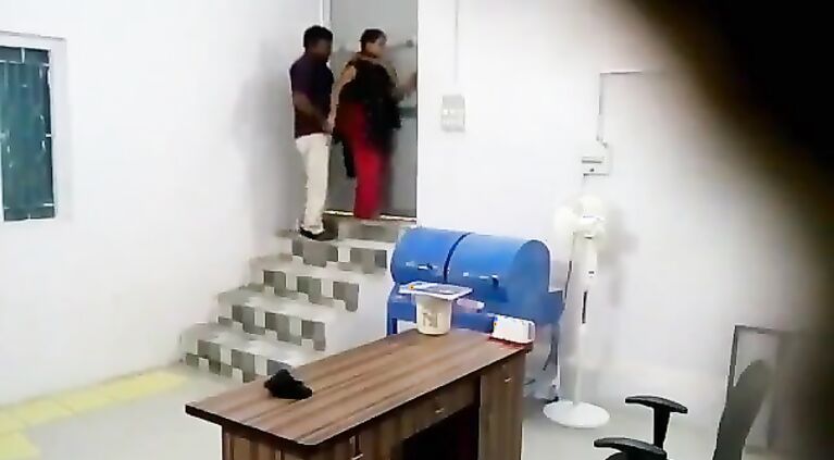 Desi Manager fucks her indian employee in the basement P2
