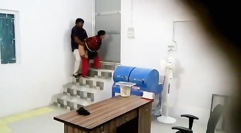 Tamil Manager fucks her tamil employee in the basement P1