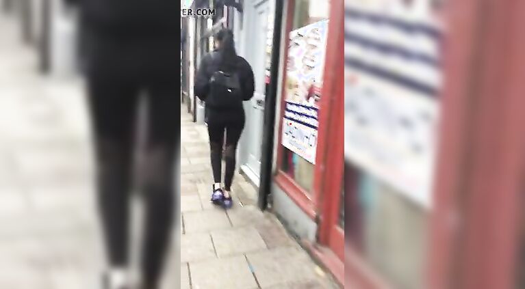 West Desi booty (FOLLOW THAT BUTT) huge butt