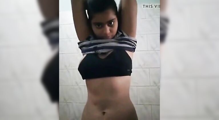 Innocent Girl friend bathing