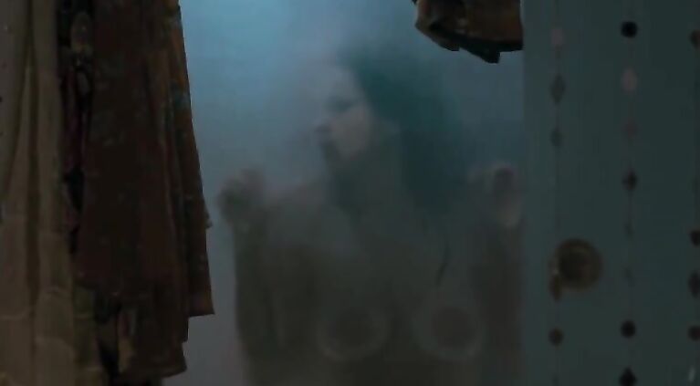 Sensual rough bathroom fuck in SMOKE