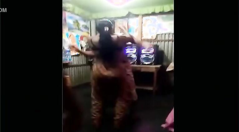 Indian village  milf dance with her husband best friend in bra